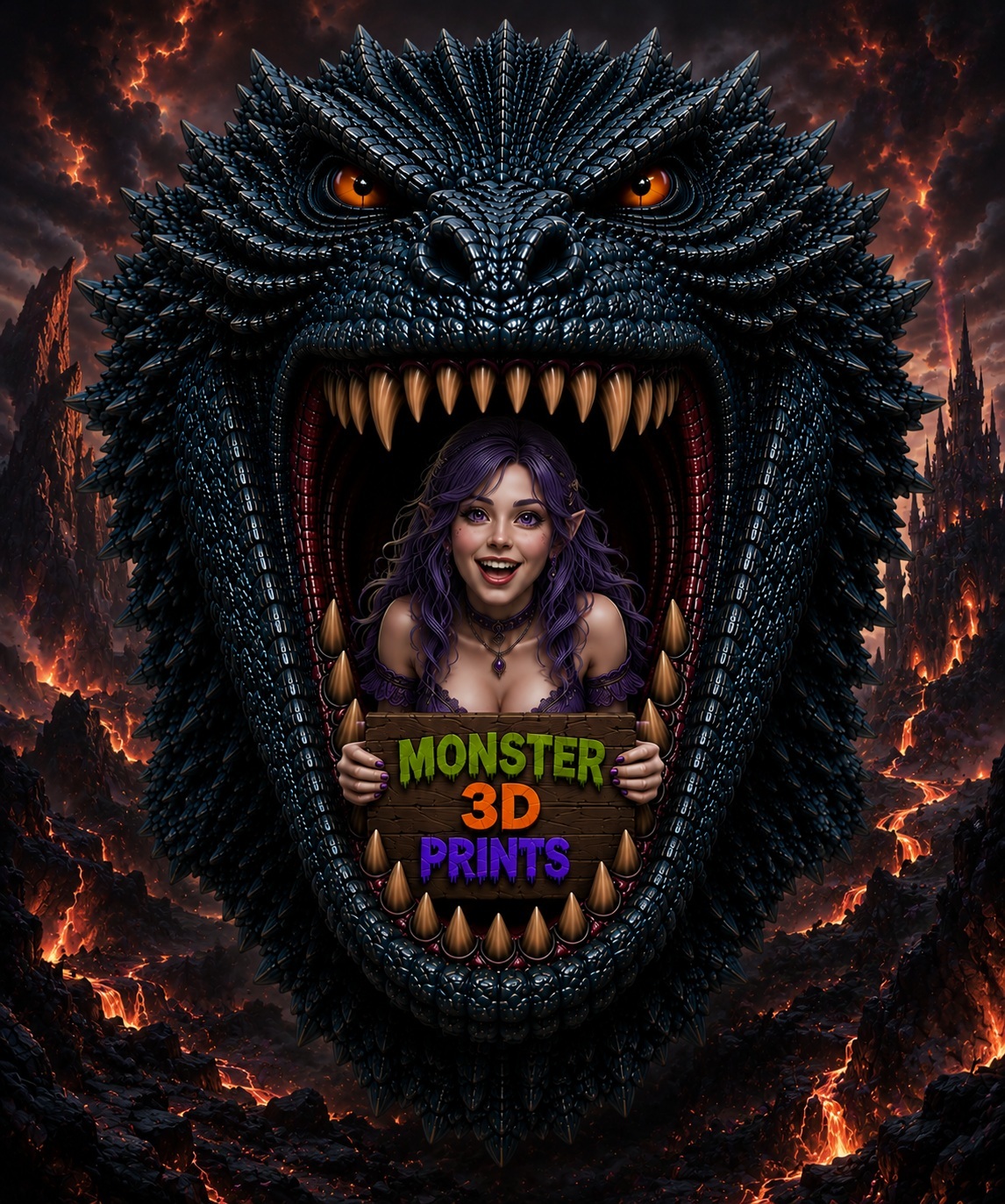 monster3dprints.com Logo
